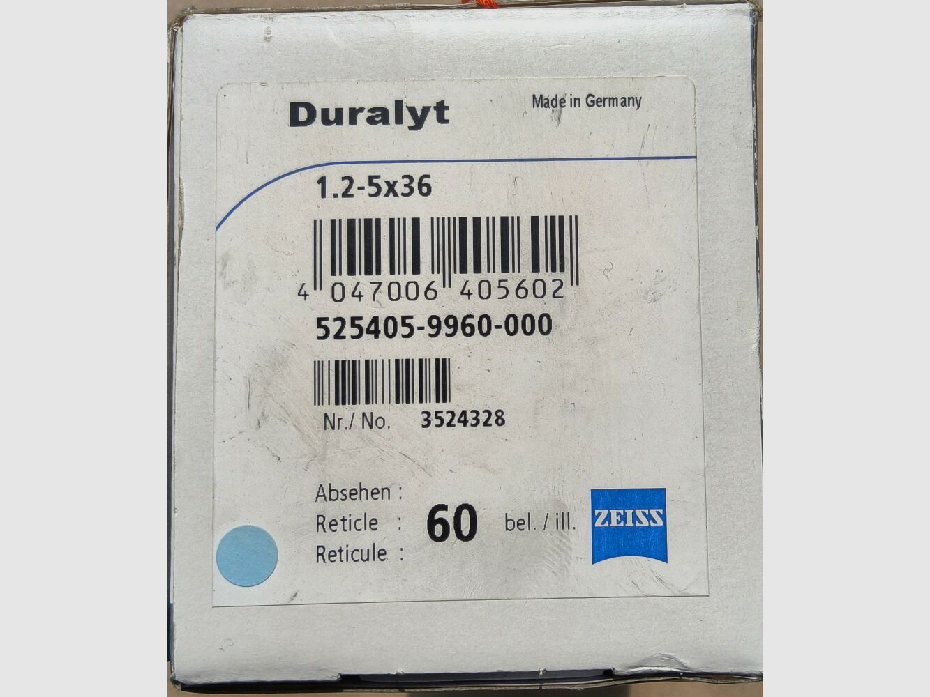 Carl Zeiss, Wetzlar Duralyt 1,2-5x36
