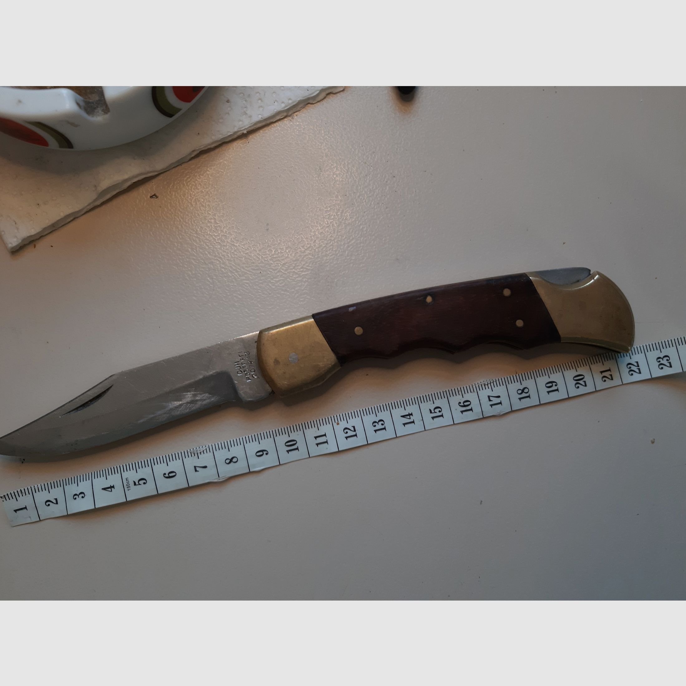 COUTEAU DE CHASSE Couteau pliant - CJH 207713 Herbertz environ 60 ans jeune