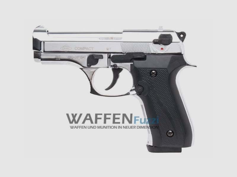 Ekol Compact Blank Firing Gun 9mm Chrome