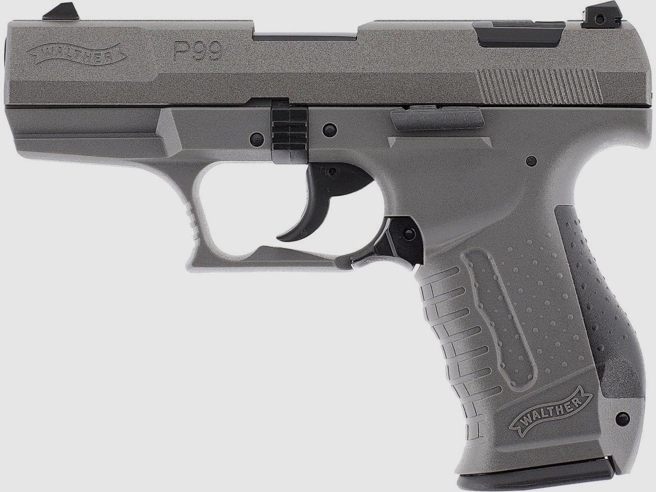 Walther P99 SV z stalową pokrywą pistolet blank