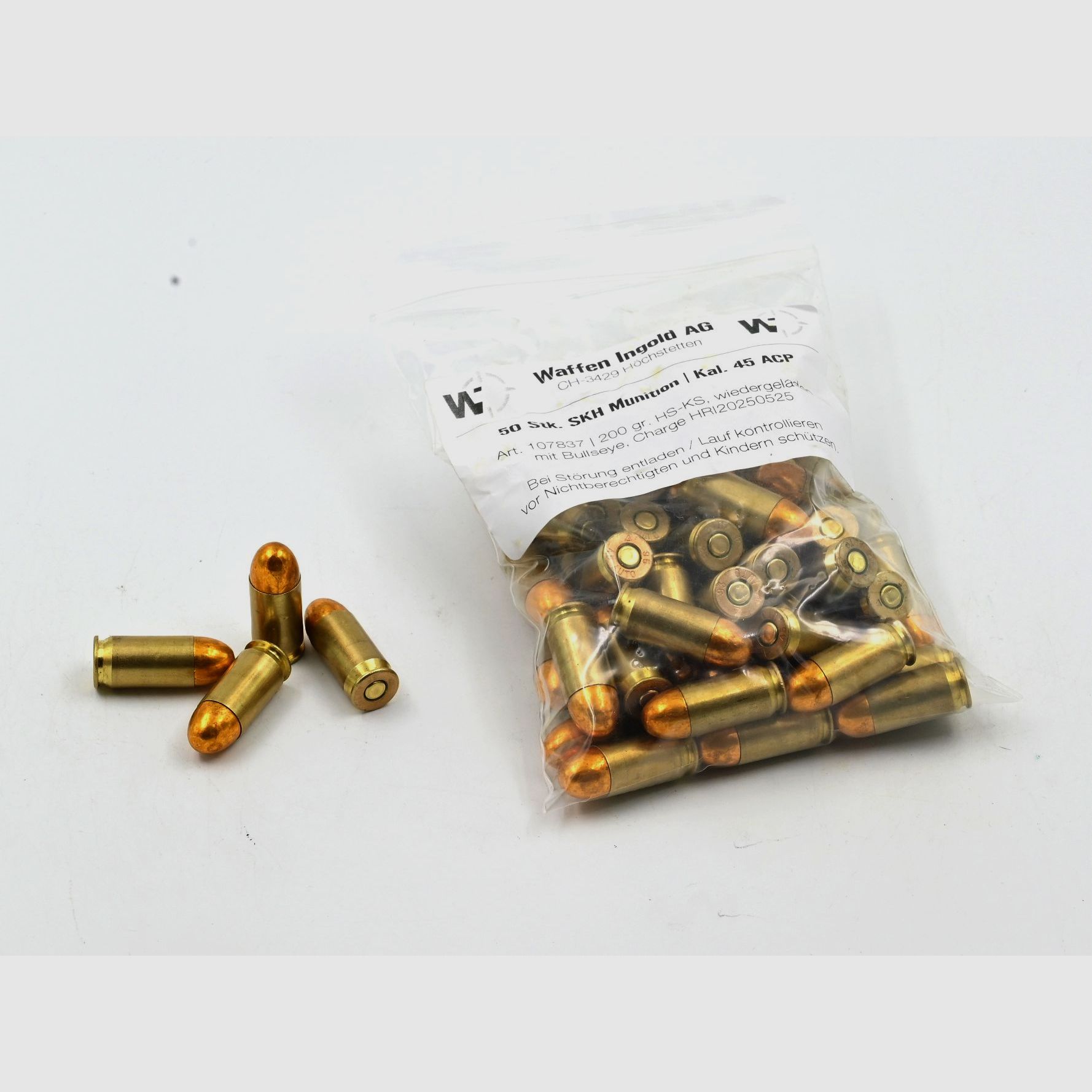 SKH, 45 ACP, HS-RN, 200 gr,, 50 Stk.