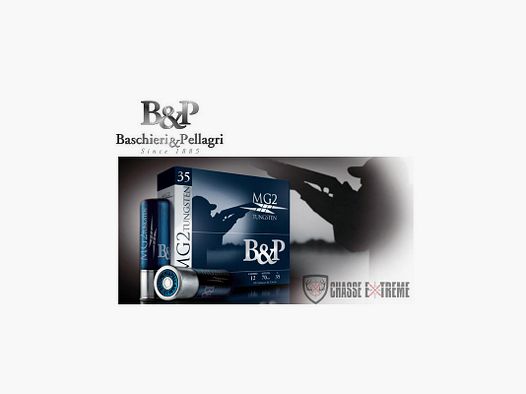 10 Patronen B&P MG2 Tungsten 28 gr Kal. 20/70