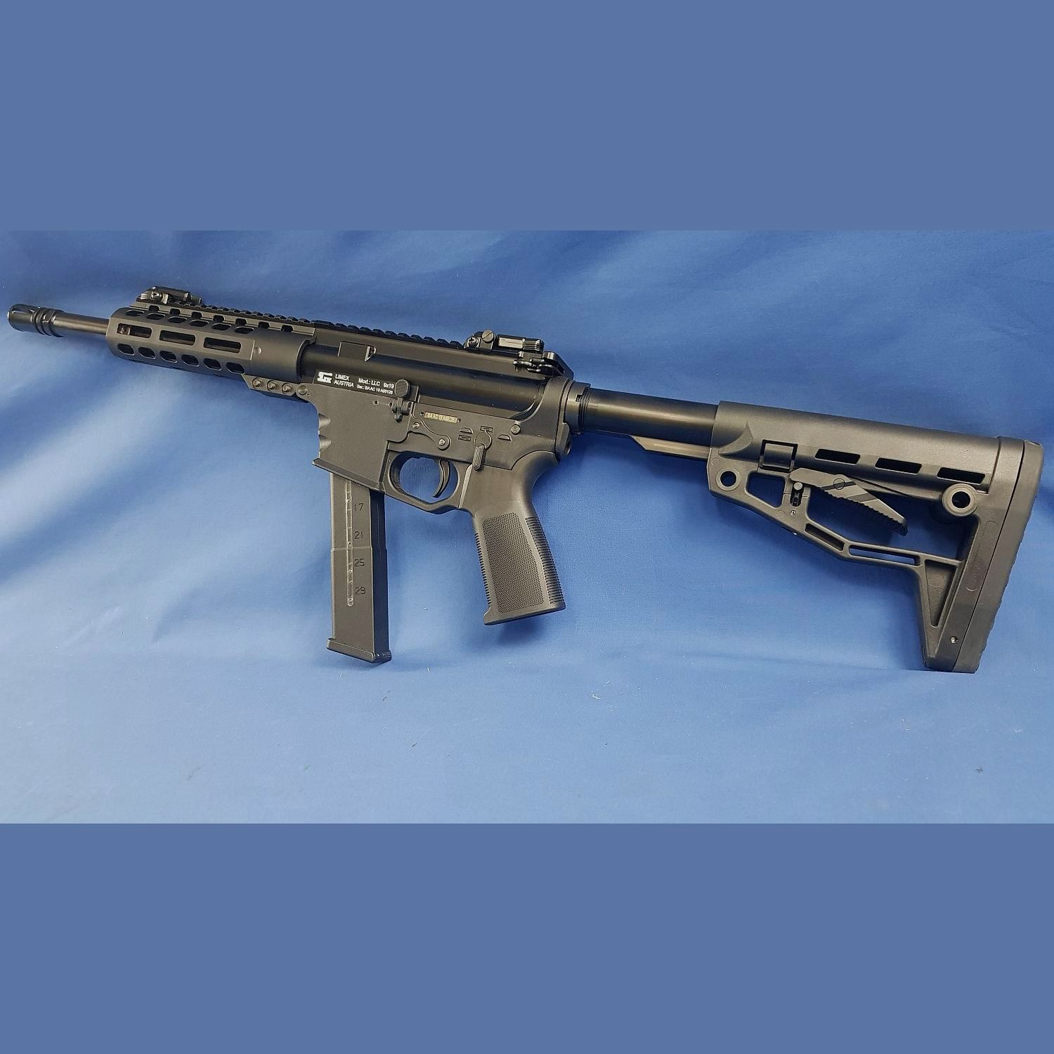 „AKTION“ AC Alfa Selbstladekarabiner Modell: LLC (Limex Luger Carbine) mit Gewinde 1/2 28 UNEF Kal.9x19mm, Bild 8 von 9
