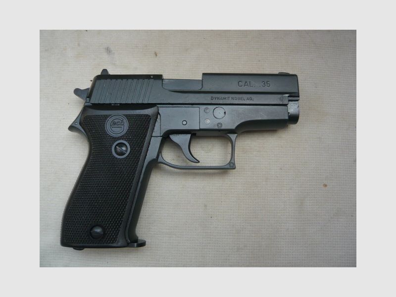 Pistole GECO Mod. P 35 im cal. .35 neuwertig
