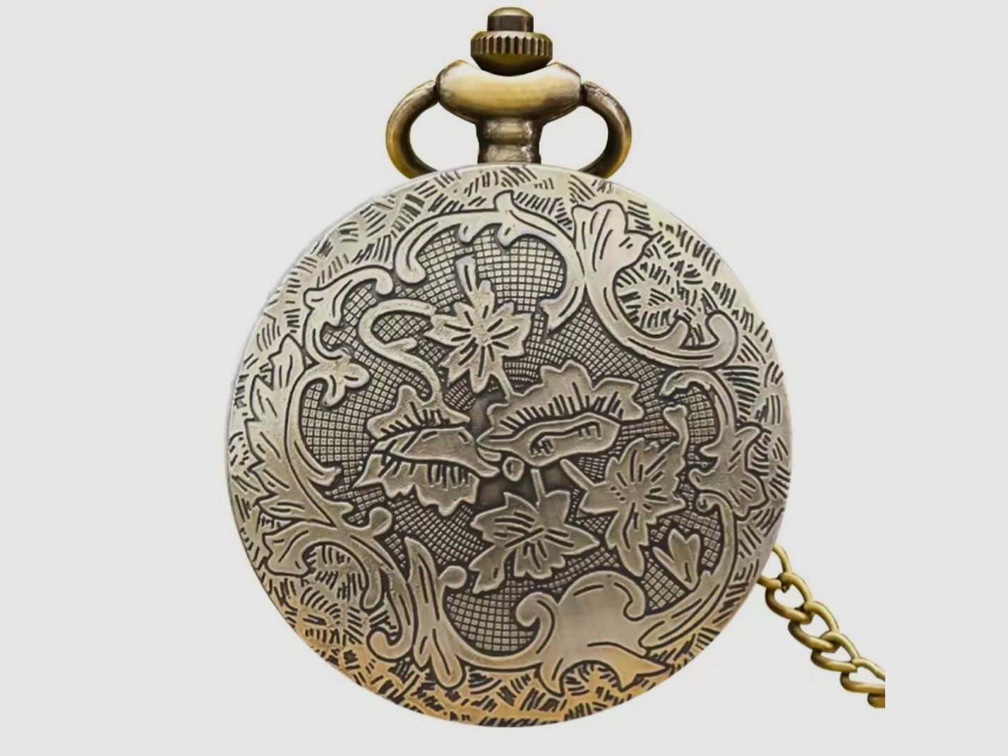 Taschenuhr mit Jagdmotiv 