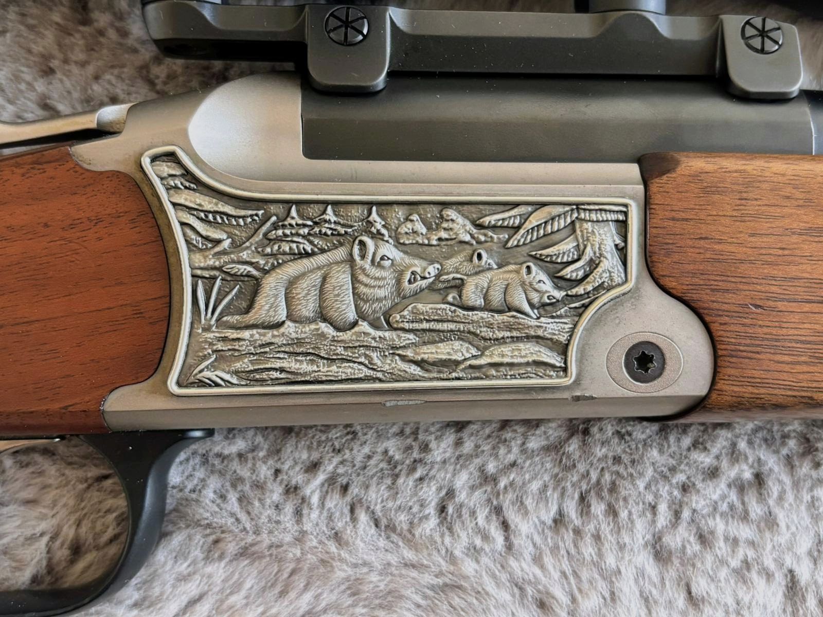 Bockbüchsflinte mit Einstecklauf