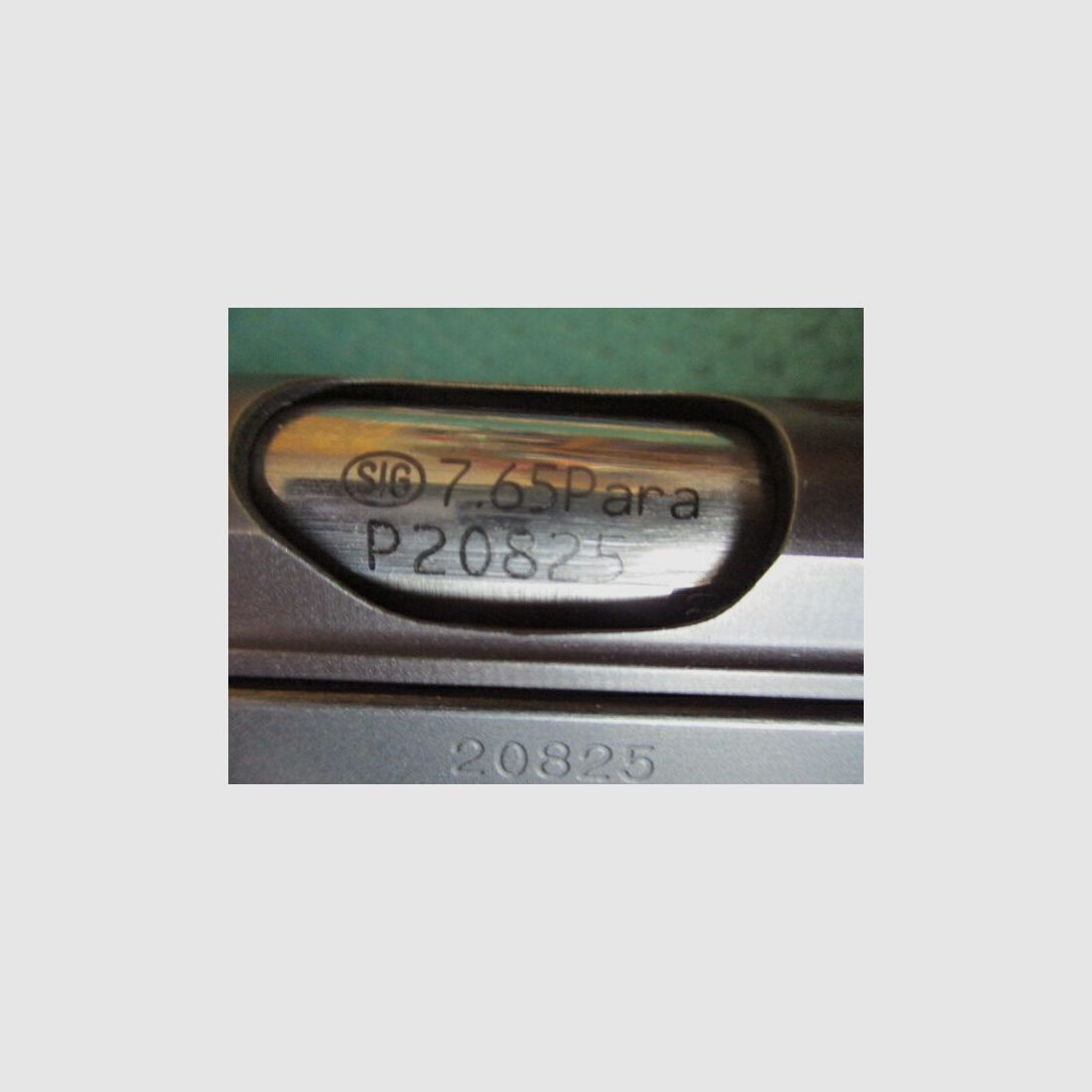 Pistole SIG P210 M/49 Dänemark 9mm Luger mit Wechsellauf 7,65 Para P210
