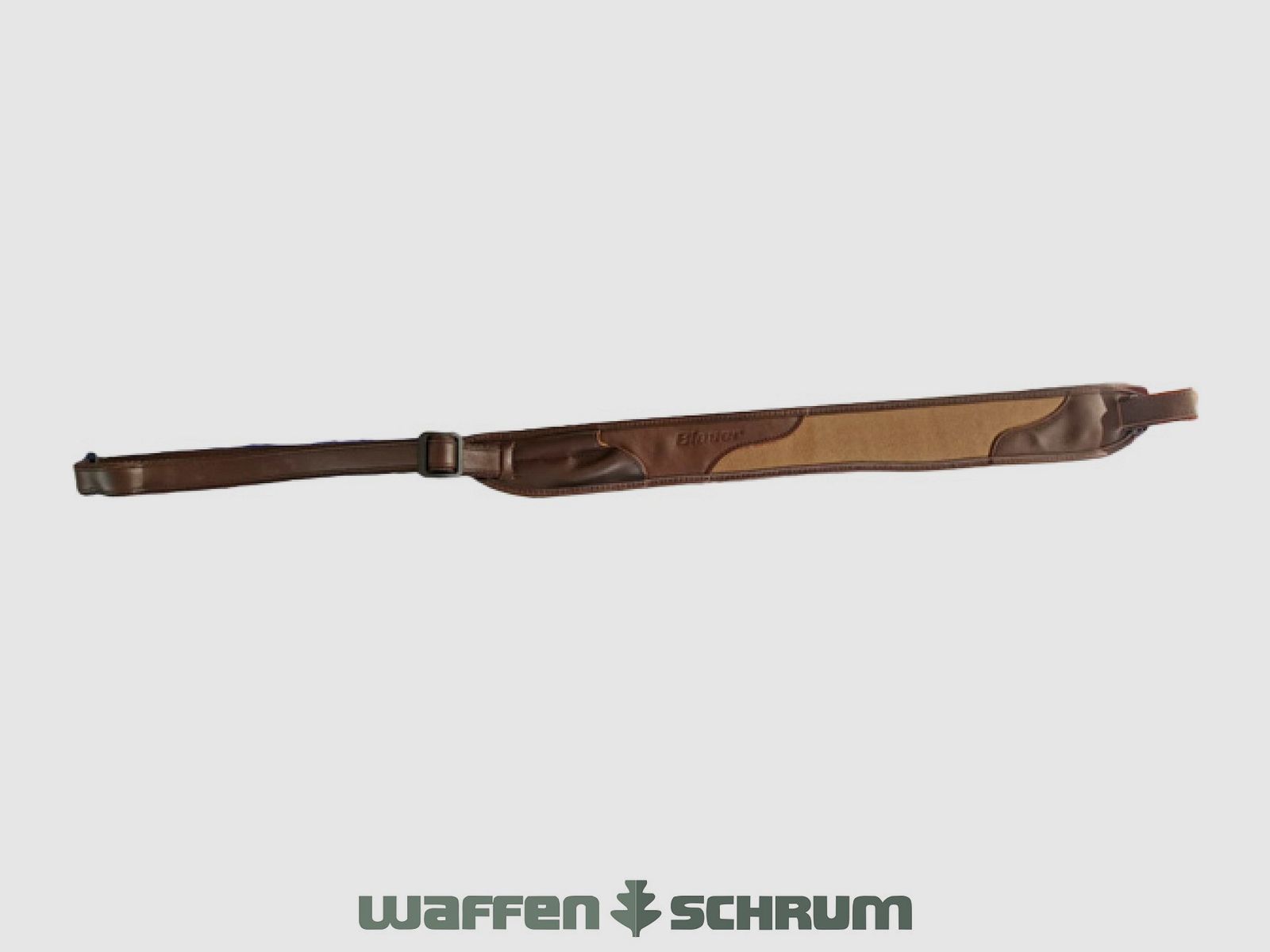 Blaser geweerriem canvas/leer bruin