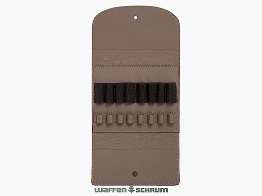 Sauer cartridge case leather 8 bullet cartridges