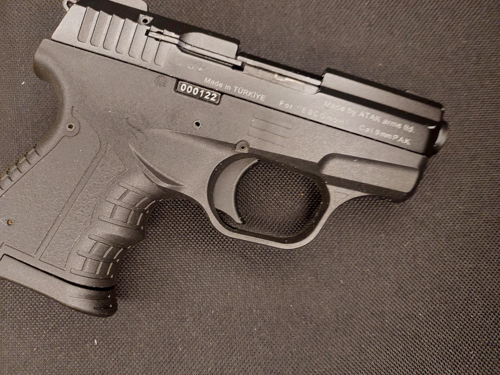 Zoraki 906 blank firing pistol 9mm P.A.K. (PTB 1012)