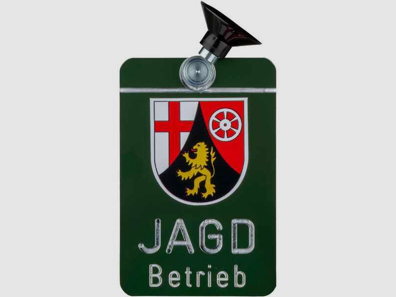Autoschild Alu, Rheinland-Pfalz