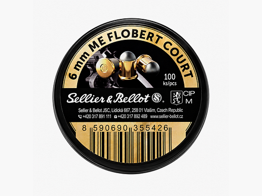 Sellier & Bellot – 6mm ME Flobert Court / 100Stk.