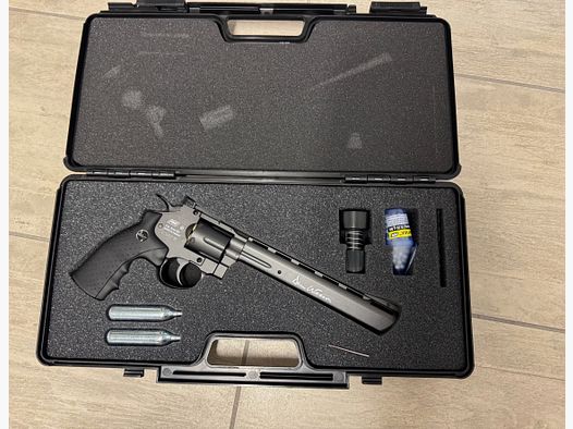 ASG Dan Wesson 8″ rewolwer CO₂ – 6 mm BB, czarny