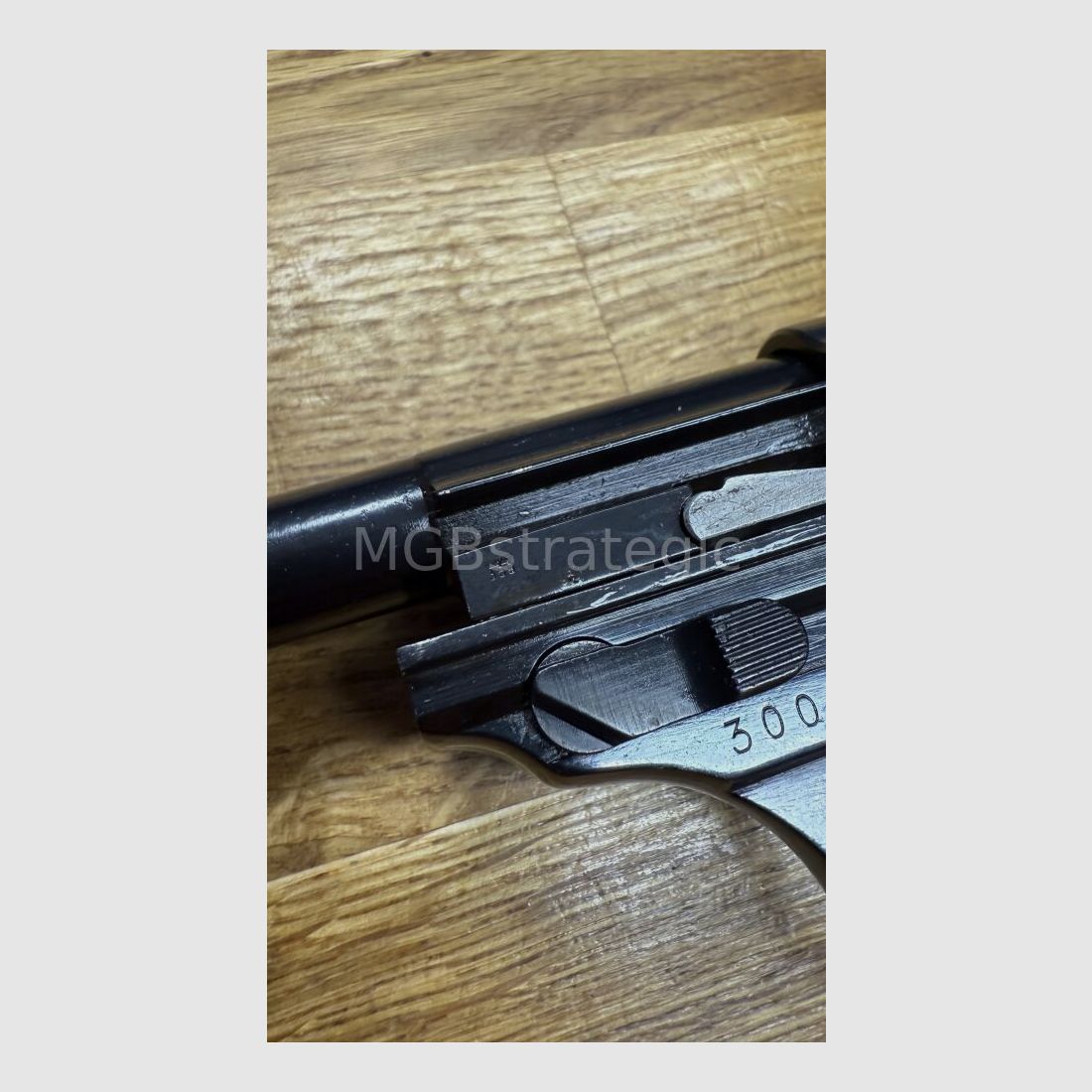 P 38 ac 43 - semi-automatic pistol 9mm Luger - Wehrmacht matching number - WaA acceptance / P38