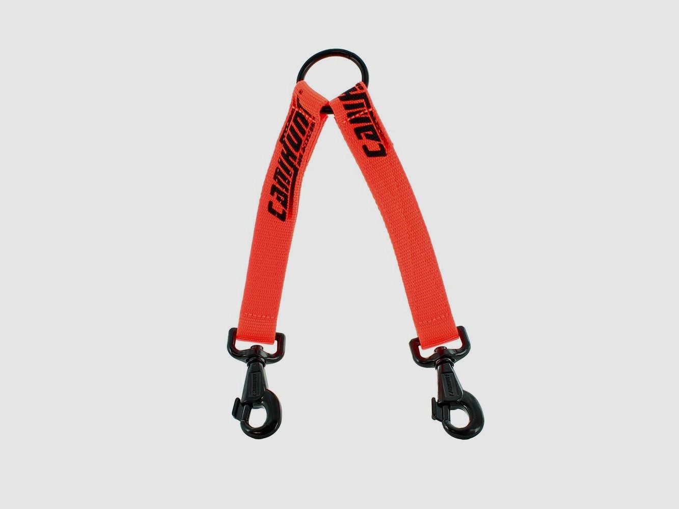 Flachadapter HUNTER - Polyester - 2 Karabiner