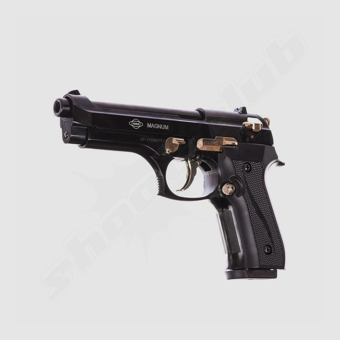 Ekol Firat Magnum Blank Pistol 9mm P.A.K. / Black-Gold