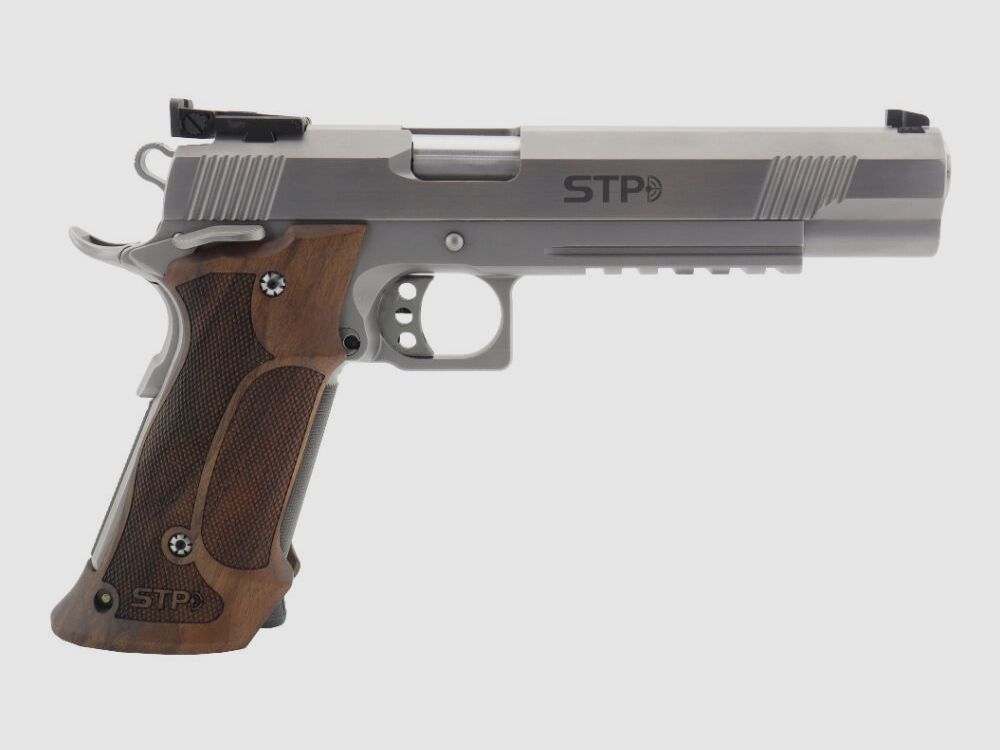 STP TM 28 6.0 con empuñadura Nill Match-German-Master y sistema intercambiable TM 6.0 9mm Luger y mira BOMAR