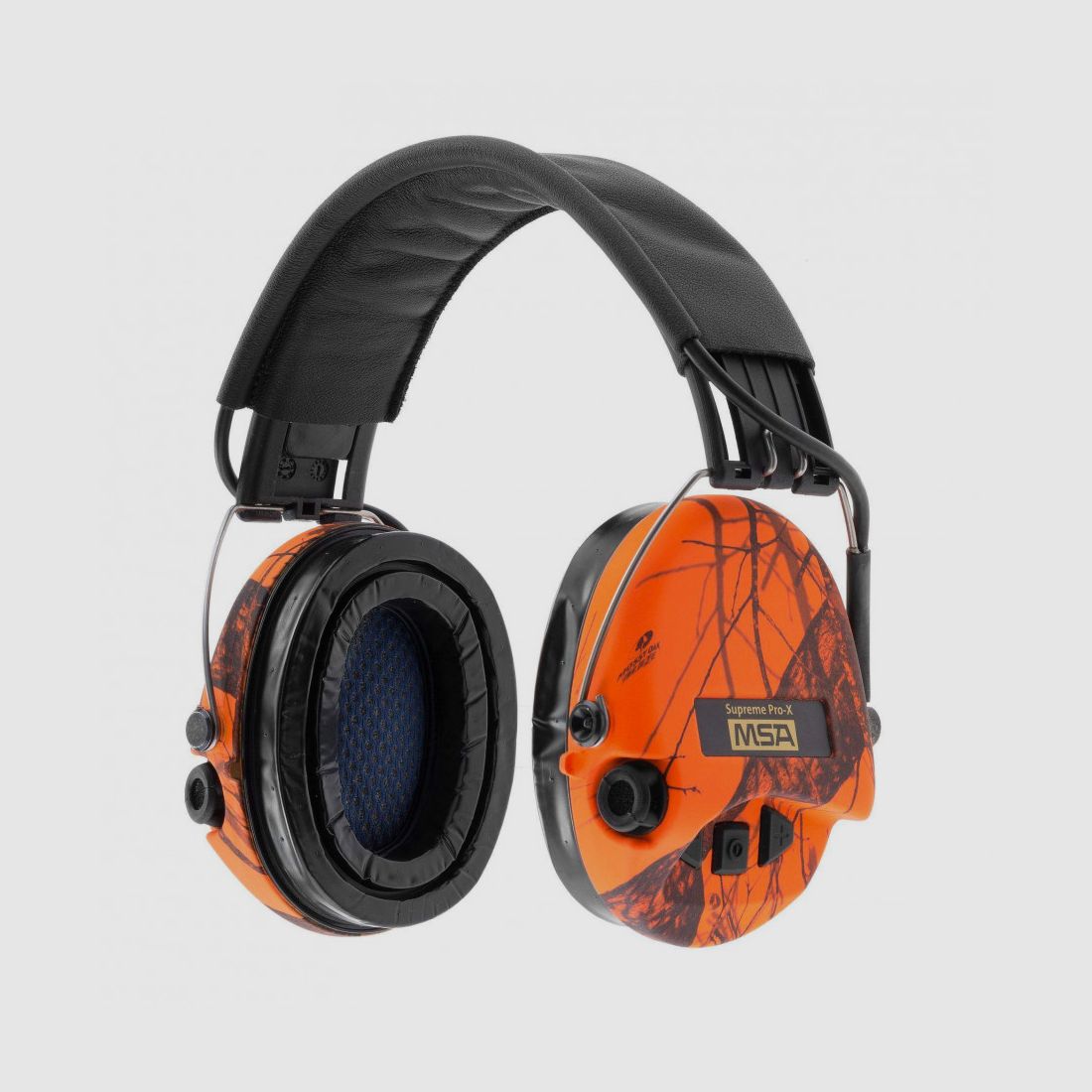 Casque audio amplifié MSA SUPREME PRO X Camo Orange, image 1 sur 7