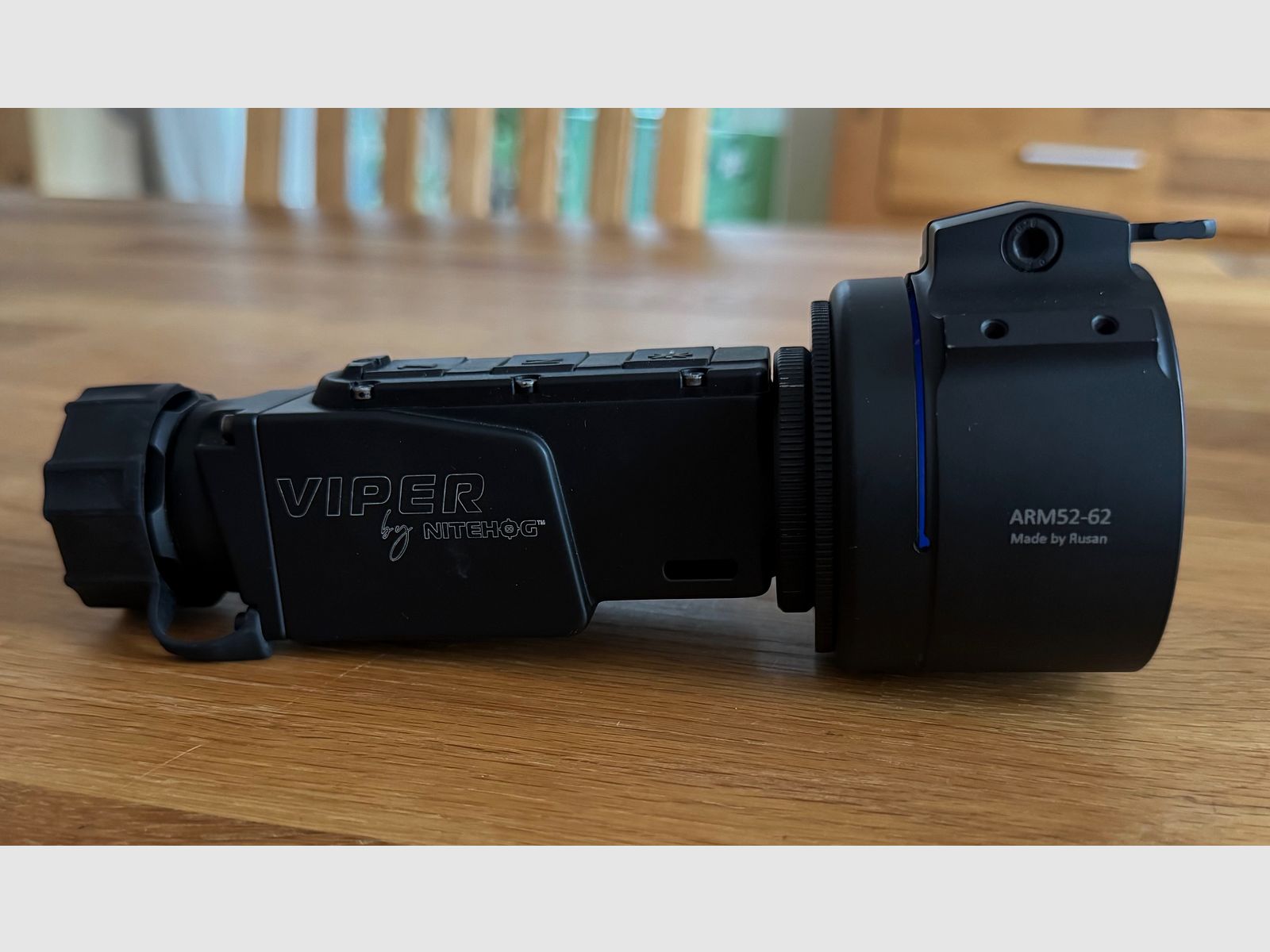 Nitehog TIR-M35 AC Viper Wärmebildvorsatzgerät (Gen. 1) SOFORT EINSETZBAR, da geladene) Batterie und 62er Rusan-Adapter inklusive