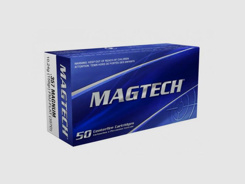 MAGTECH .357MAG. 158GRS FMJ-FLAT. - 50 SCHUSS