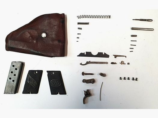 Wiener Waffenfabrik Vrije Onderdelen Set Pistool Wiener Waffenfabrik Little Tom - 6,35mm Browning - 33 Onderdelen