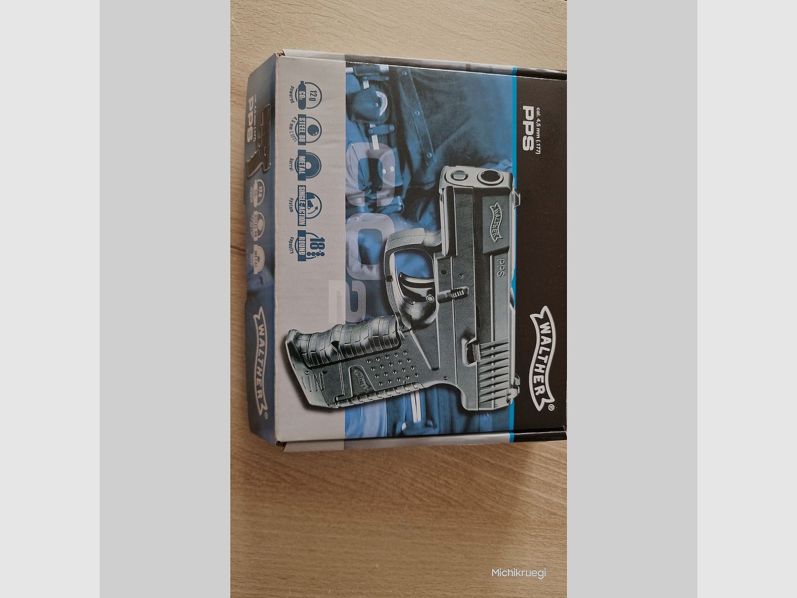 Walther PPS, Co2, 4,5mm kulki stalowe