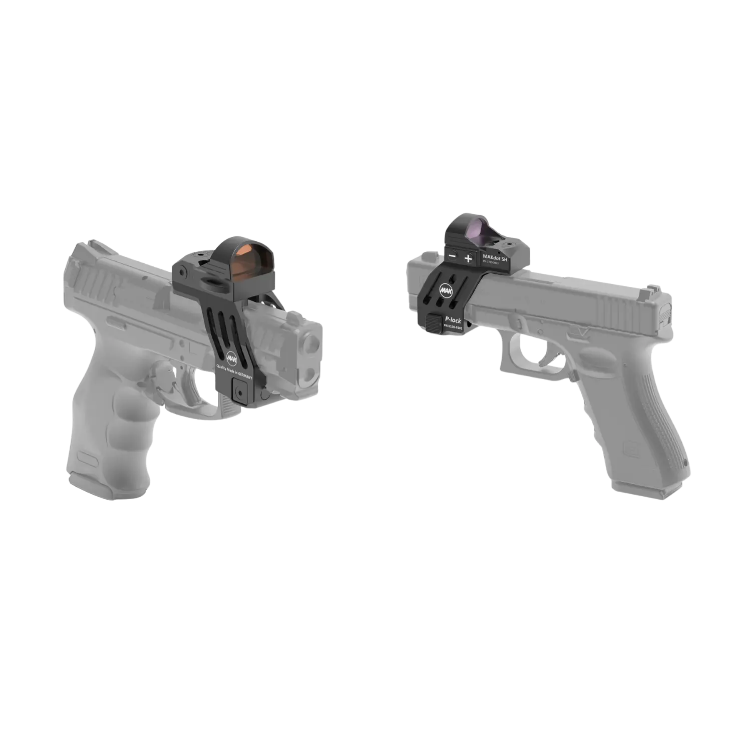 Montage pour viseur reflex MAK P-LOCK pour pistolets I Sig Sauer P226 X5 / X6, image 2 sur 2