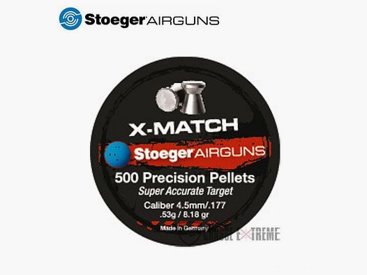 500 Diabolo STOEGER AIRGUNS X-Match Kal. 4,5mm Płyta