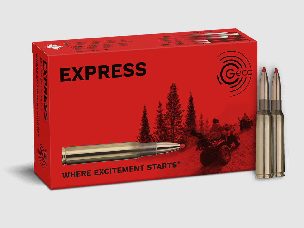 Geco 6.5x55 SE EXPRESS 9.1g 140gr - 20 pcs