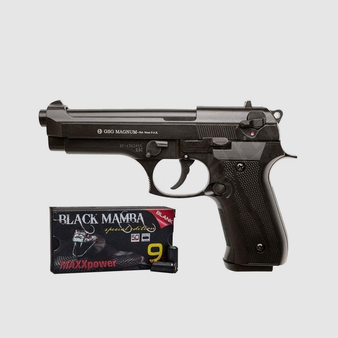 Ekol Firat Magnum brüniert 9mm PAK 50 Black Mamba