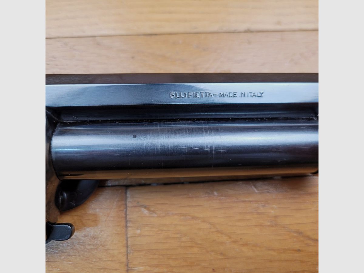 Barock und beeindruckender LeMat Kavallerie-Revolver – Seltene Herstellung von Pietta aus 1988 – 9-Schuss Trommel im Kaliber .44 und ein zentraler für Schrot – Die außergewöhnlichste Waffe des Bürgerkriegs – Originalkoffer – Wunderschöne Brünierung – Perfekte Mechanik und Ästhetik – TBE++, Bild 24 von 30