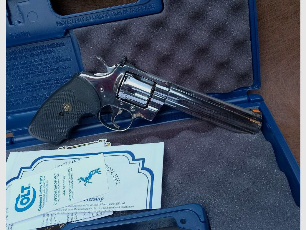 Colt Python 6 Inch Stainless Poliert