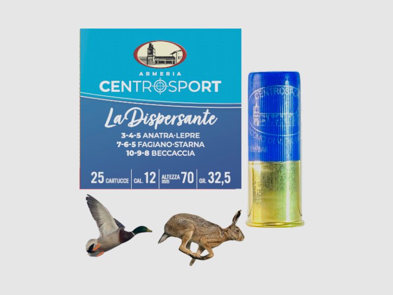 ARMERIA CENTROSPORT – Hagelpatronen – F2 DISP. Lood 3-4-5 BLAUW