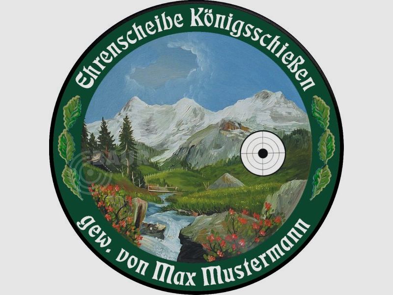 Schützenscheibe ECO-LINE Motiv 057