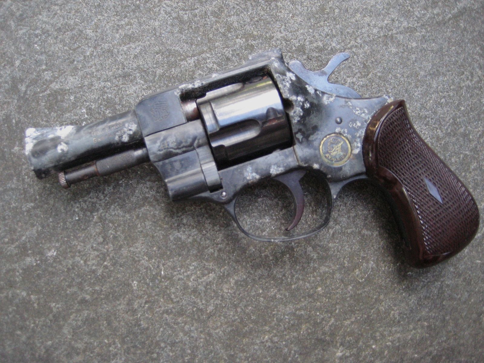 Gasrevolver Arminius, 9mm, Herstellungsnummer 208371