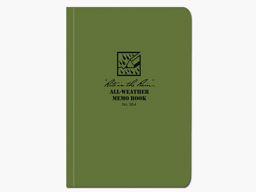 Rite in the Rain Tactical Memo Book oliv 954