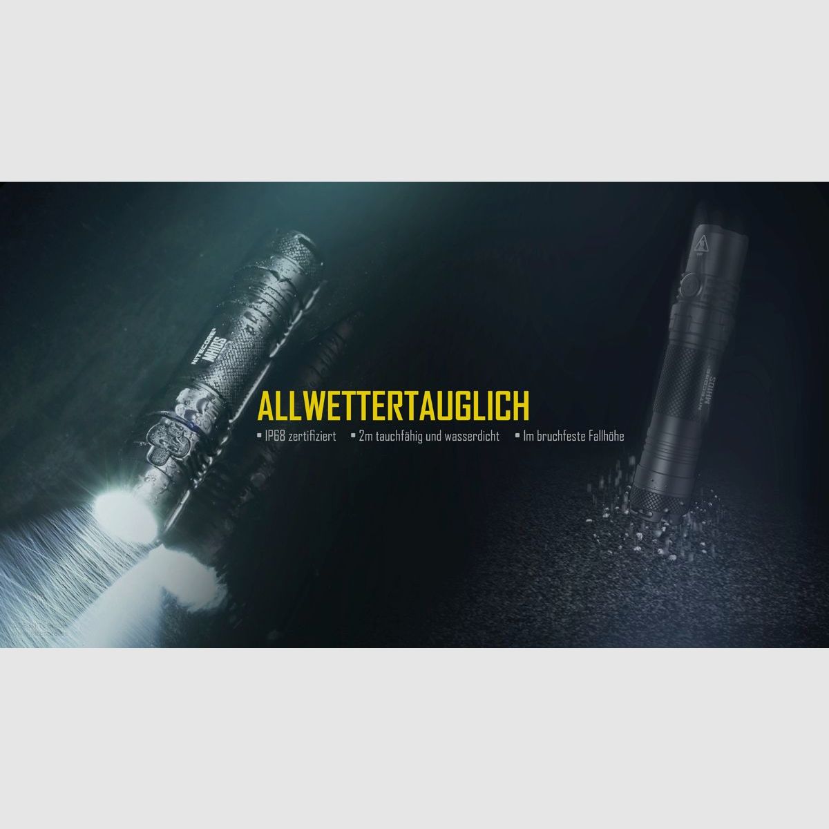 Nitecore MH10S Taschenlampe 1800 Lumen