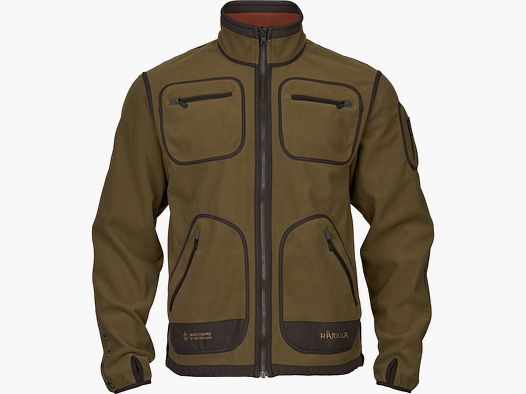 Kamko fleece Jacket Dark olive/ Arab spice