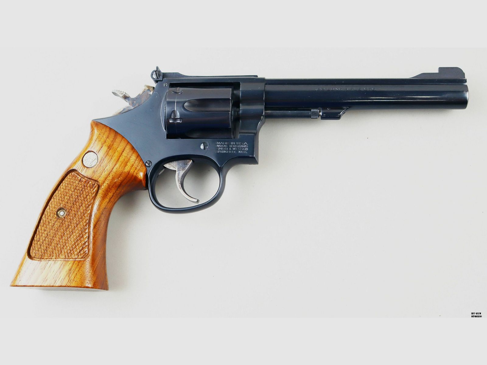 Revólver Smith & Wesson mod. 17-6 K22 Masterpiece cal. .22 LR n.º de serie BEF3899, imagen 3 de 8