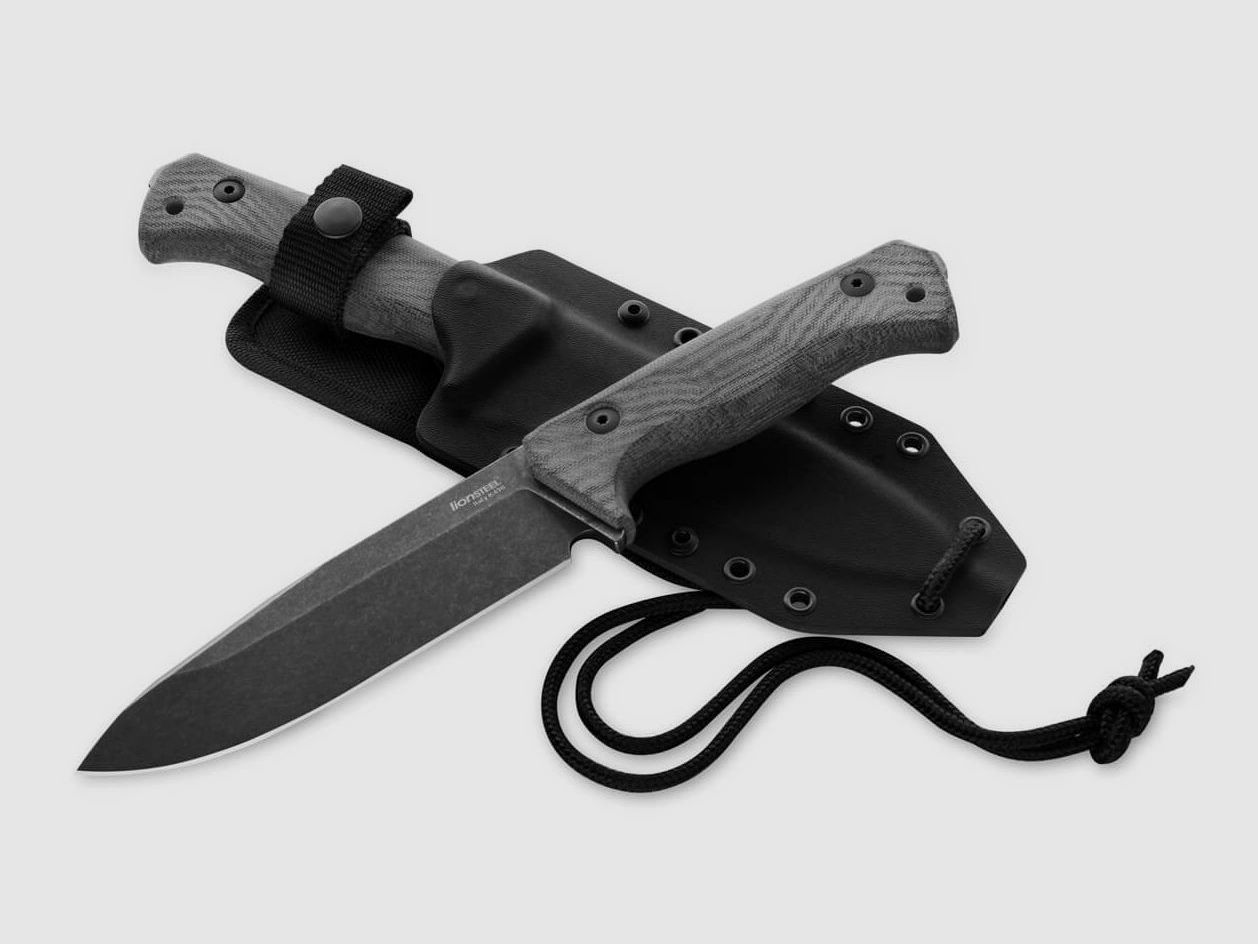 LIONSTEEL - Messer T6 Micarta BB