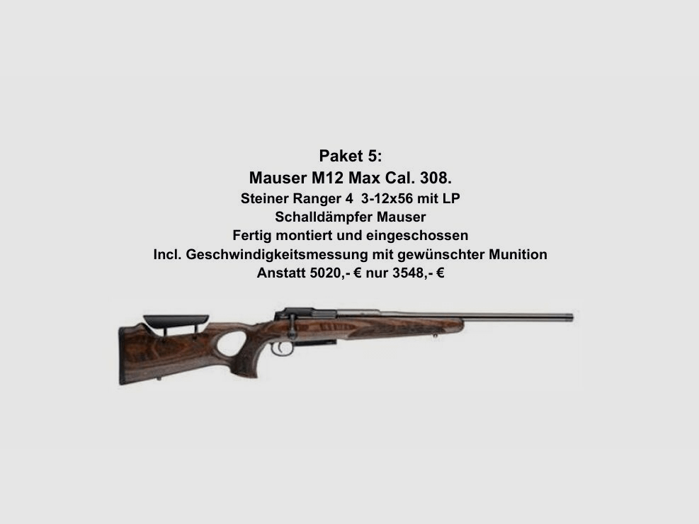 Mauser M12 Max, Steiner Ranger,
