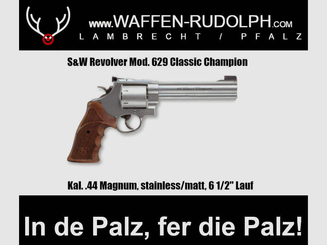 Smith & Wesson Mod. 629 Classic Champion caliber 44Mag. S&W 629
