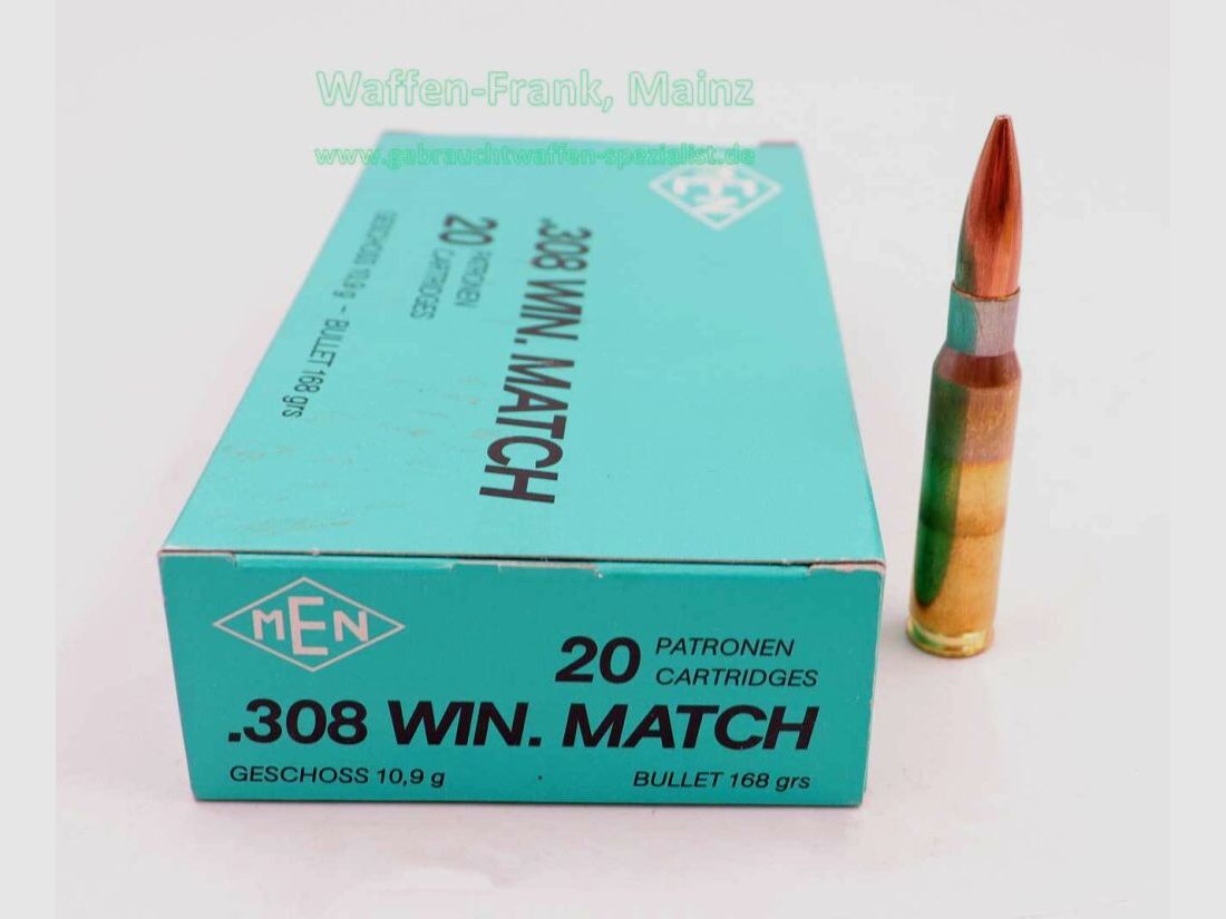 MEN-Metallwerke Elisenhütte Geweerpatronen .308Win Match
