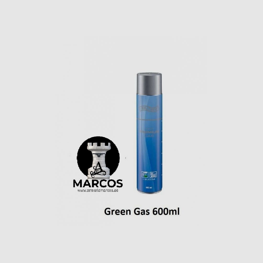 GREEN GAS WALTHER PREMIUM 600ML, Bild 3 von 3