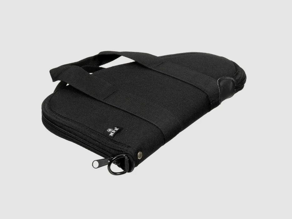 Borsa per pistola con manici, bloccabile, Piccola (30cm), Nera
