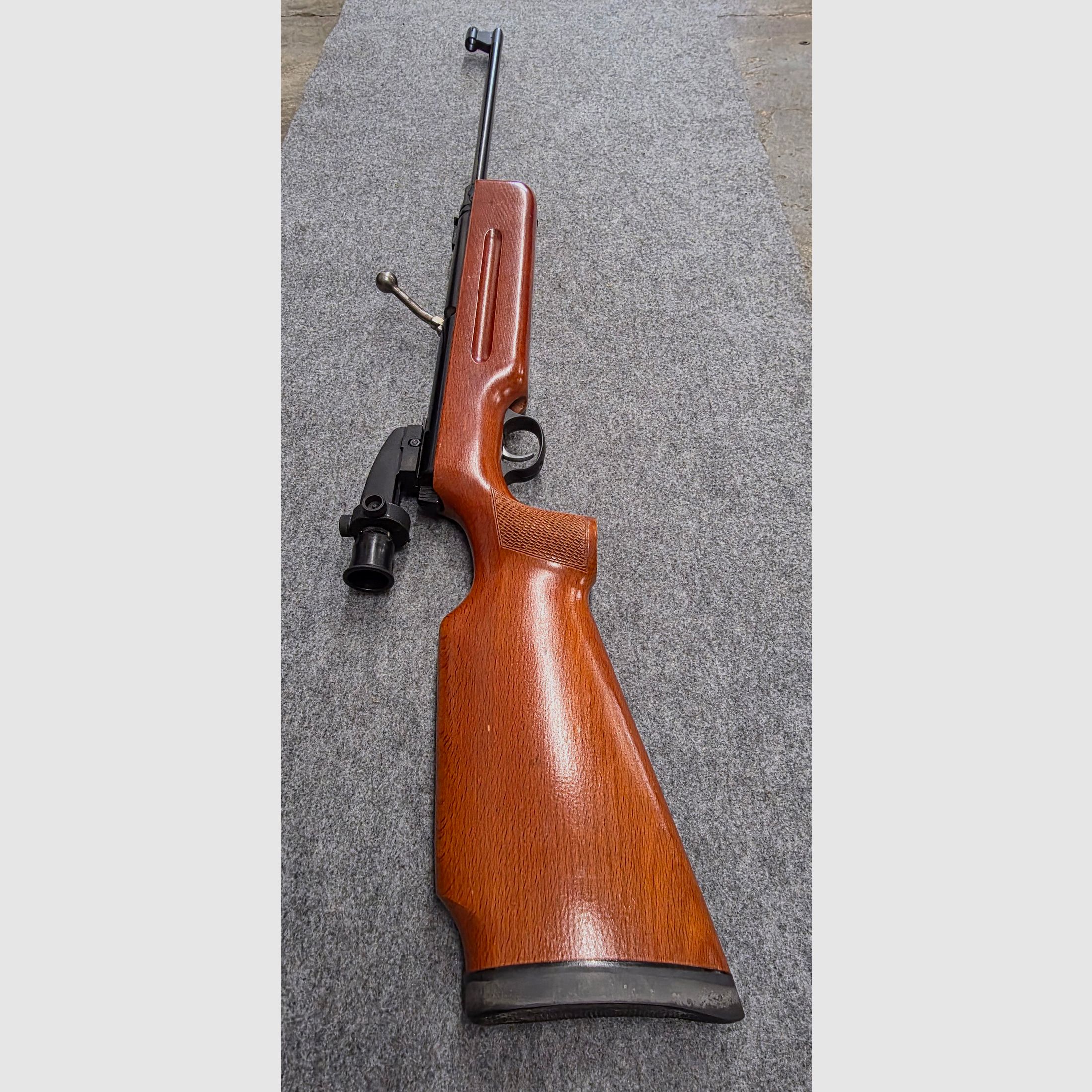 Q1 Skośny uchwyt tunelu koronkowego Haenel Mod. 3.112 z diopterem i precyzyjnym spustem przeładowującego kal. 4,5mm Diabolo 311 - 2, zdjęcie 3 z 10