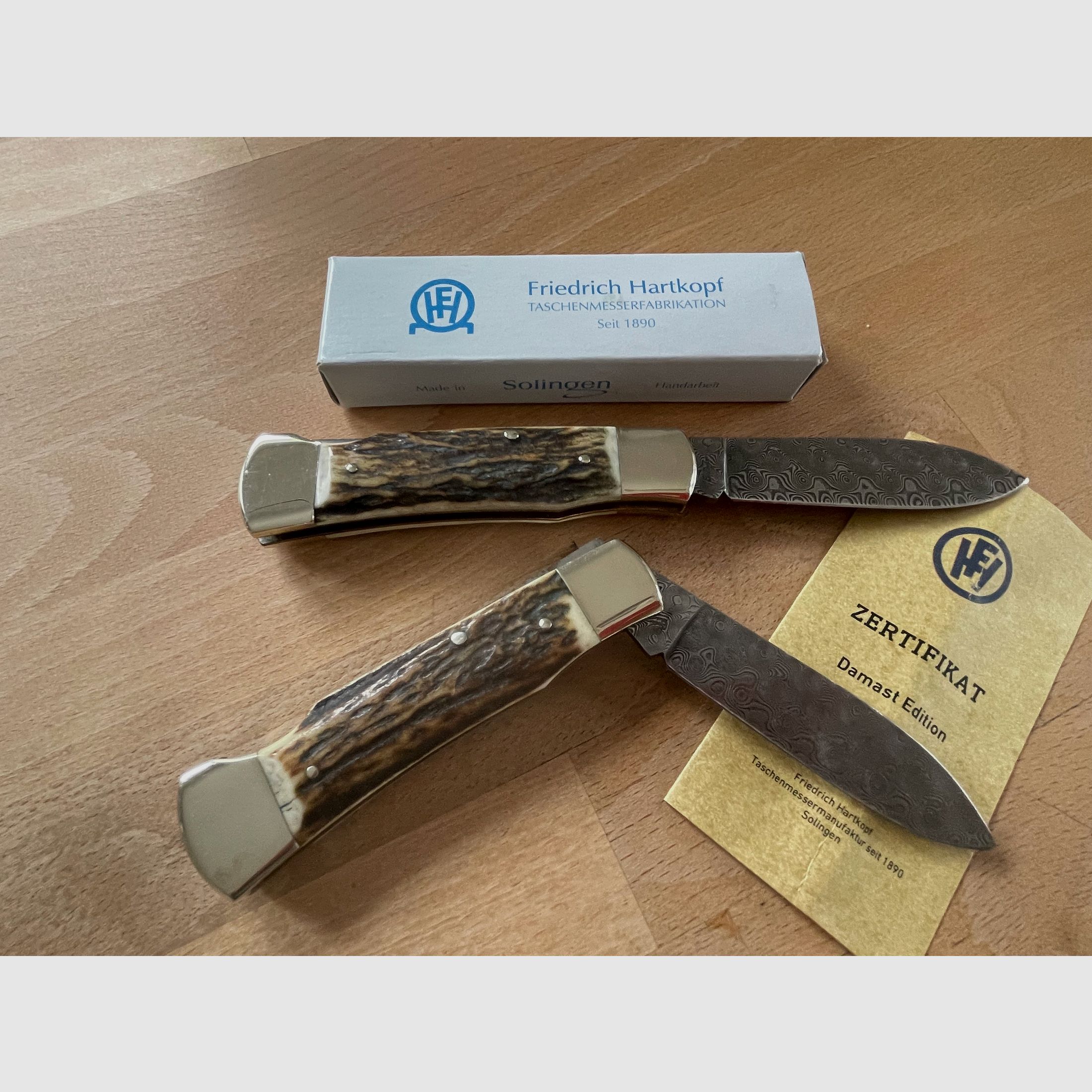 Hartkopf Damast Klappmesser