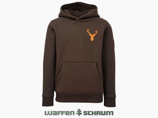 Hubertus Hoodie Cervo oliva/marrone