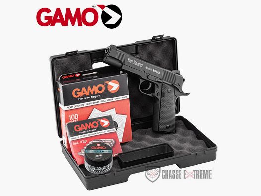 Pack Pistola GAMO Red Alert Cereza 2025 3.75J Cal. 4.5 mm