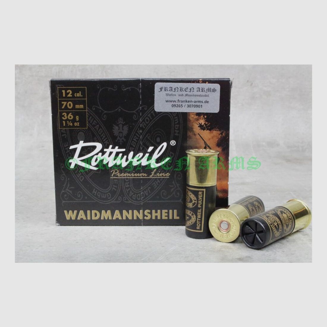 Rottweil Waidmannsheil HV 12/70 2,5mm 10Stück Staffelpreise